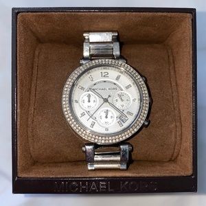 Silver Parker Michael Kors Watch
